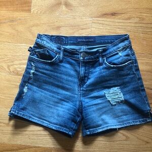 Rock and republic, medium, blue, distressed, vintage, jean shorts, size 4